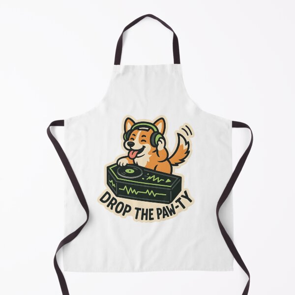 Item preview, Drop the Paw-ty! - Corgi DJ Turntable Coffin designed and sold by Cheerioza.