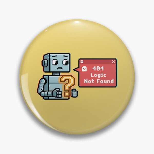 Item preview, 404 Logic Not Found Geek Art designed and sold by WiserShop.