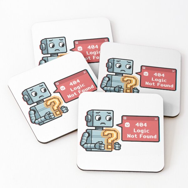 Item preview, 404 Logic Not Found Geek Art designed and sold by WiserShop.