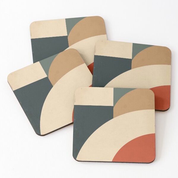 Item preview, Mid Century Geometric Abstract | Retro Minimal Wall Art Print designed and sold by AM-little-shop.