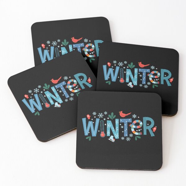 Item preview, Festive Cozy Winter Typography designed and sold by Khadigadesings.