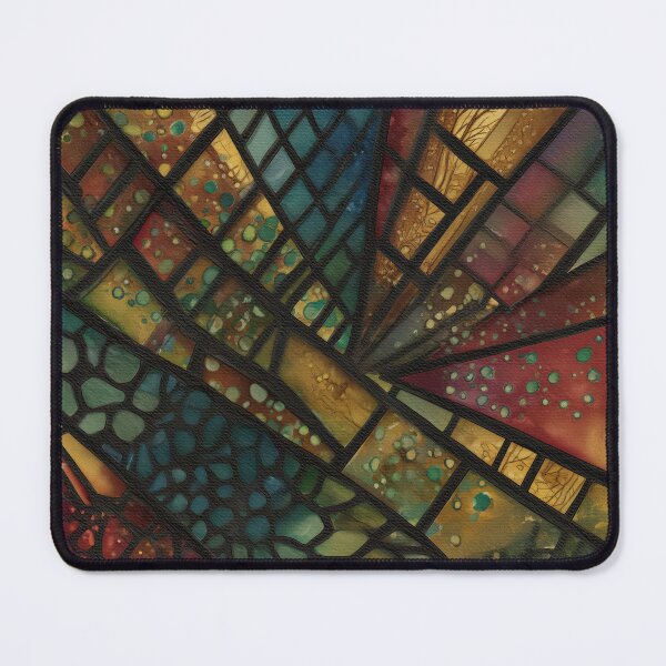 Item preview, Stained glass inspired block prints 04 designed and sold by EmilyDayDreams.