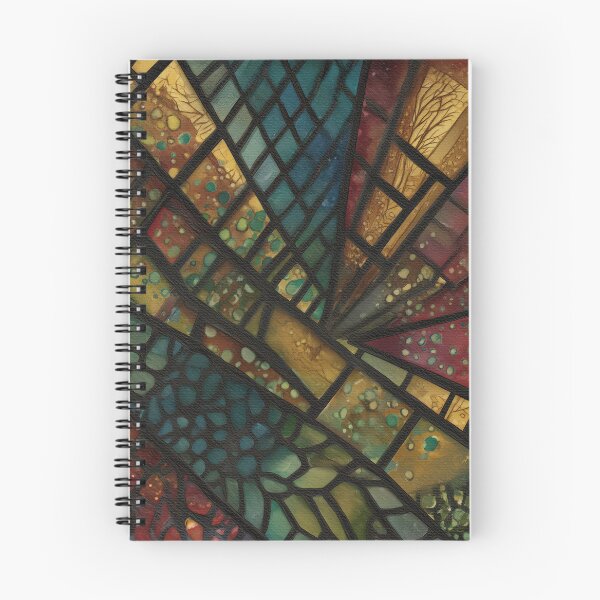 Artikelvorschau, Buntglas-inspirierte Blockdrucke 04 entworfen und verkauft von EmilyDayDreams.