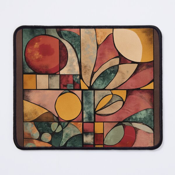 Item preview, Stained glass inspired block prints 05 designed and sold by EmilyDayDreams.