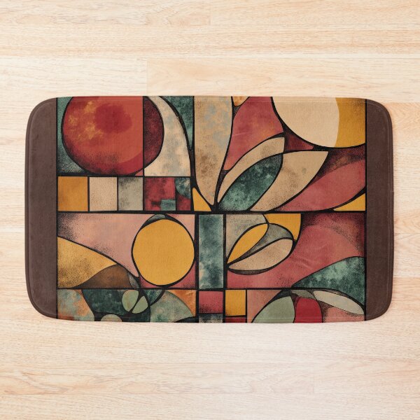 Item preview, Stained glass inspired block prints 05 designed and sold by EmilyDayDreams.