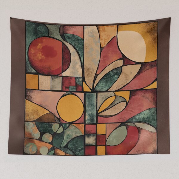 Item preview, Stained glass inspired block prints 05 designed and sold by EmilyDayDreams.