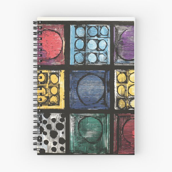 Artikelvorschau, Buntglas-inspirierte Blockdrucke 06 entworfen und verkauft von EmilyDayDreams.