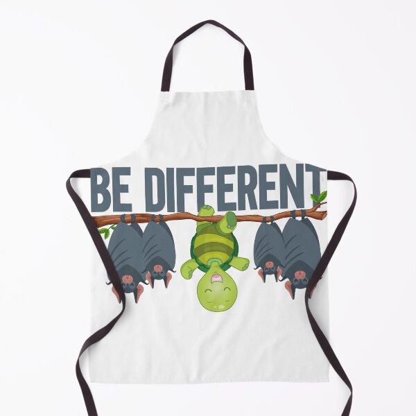 Item preview, Be different – Fun turtle design with bats and the saying “Be Different” designed and sold by JA World - Art & Design.