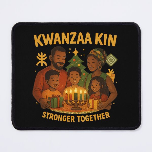 Item preview, Kwanzaa Kin – Stronger Together Family Celebration Design designed and sold by AddictiveDesign.