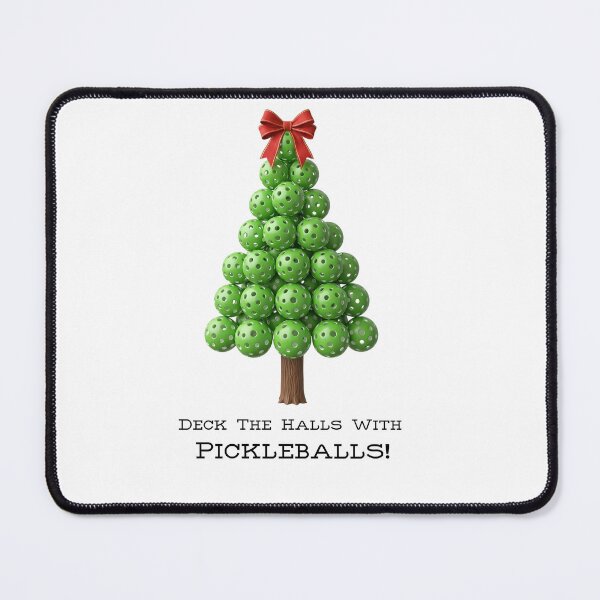 Item preview, Christmas Deck The Halls With Pickleballs designed and sold by ArtFromBeyond.