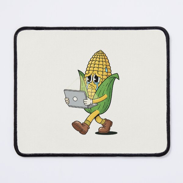 Item preview, Sad Corn on Laptop Retro Funny Meme designed and sold by HoopeStylee.