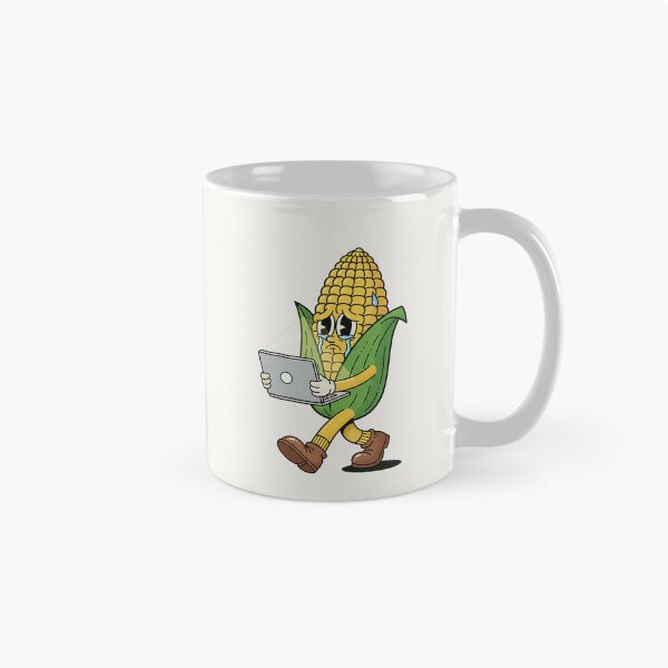 Item preview, Sad Corn on Laptop Retro Funny Meme designed and sold by HoopeStylee.
