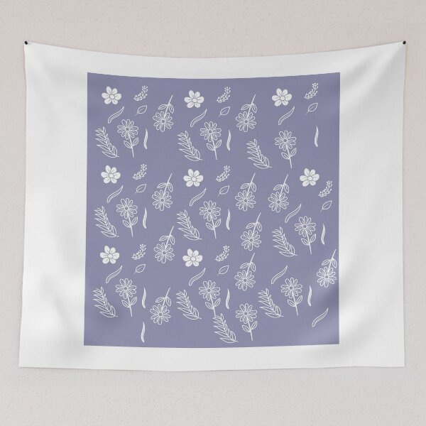 Item preview, Floral pattern, flowers and white leaves designed and sold by Jamildesign.