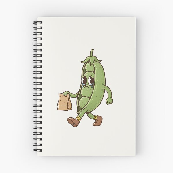 Item preview, Sad Pea Pod Walking Away Lunch Bag designed and sold by HoopeStylee.