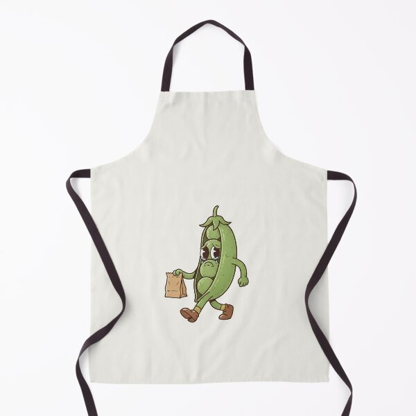 Item preview, Sad Pea Pod Walking Away Lunch Bag designed and sold by HoopeStylee.