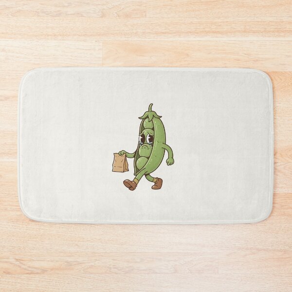 Item preview, Sad Pea Pod Walking Away Lunch Bag designed and sold by HoopeStylee.