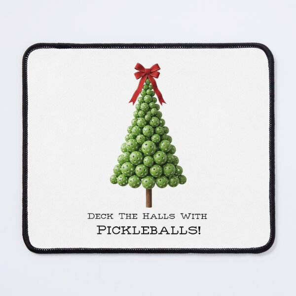 Item preview, Christmas Deck The Halls With Pickleballs designed and sold by ArtFromBeyond.