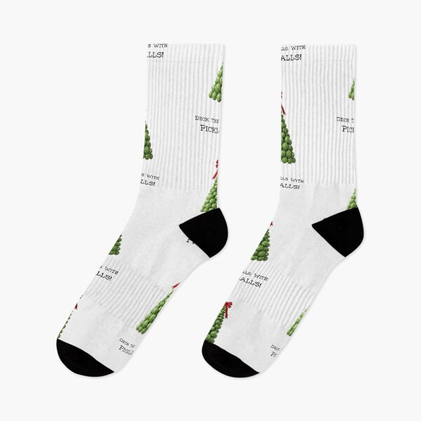 Item preview, Christmas Deck The Halls With Pickleballs   designed and sold by ArtFromBeyond.