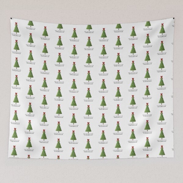 Item preview, Christmas Deck The Halls With Pickleballs   designed and sold by ArtFromBeyond.