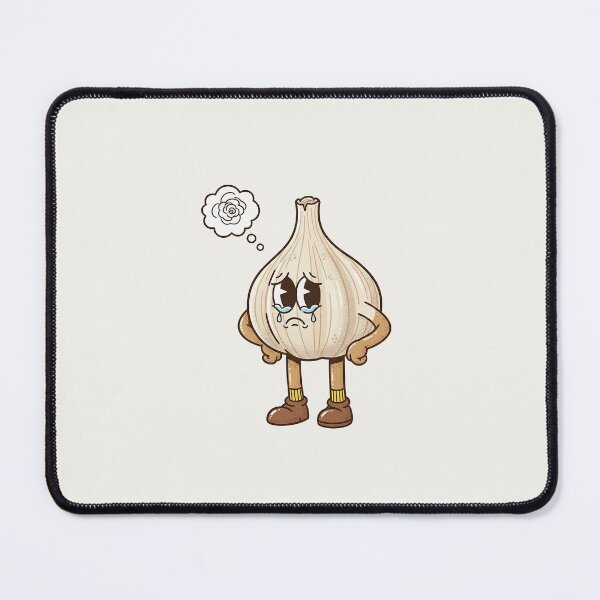 Item preview, Crying Garlic Thinking Rose Retro Sad Vibes designed and sold by HoopeStylee.