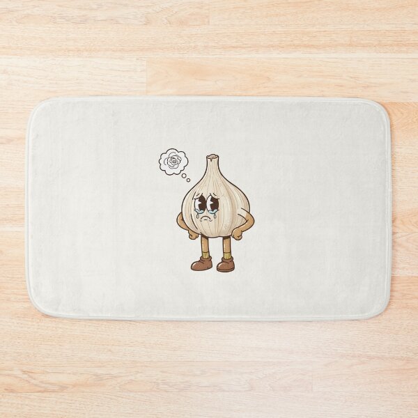 Item preview, Crying Garlic Thinking Rose Retro Sad Vibes designed and sold by HoopeStylee.