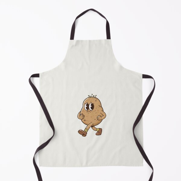 Item preview, Sad Sprouting Potato Retro Cartoon Walking Away designed and sold by HoopeStylee.