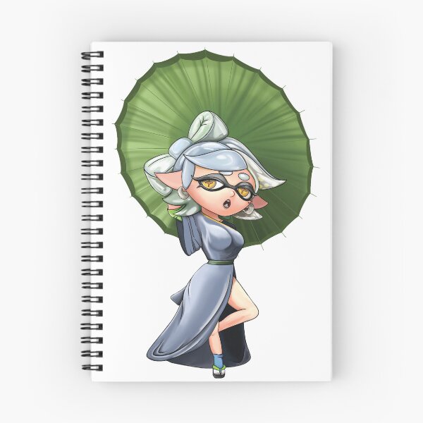 Item preview, Kimono OctoGirl with Umbrella designed and sold by SketchyBunny.