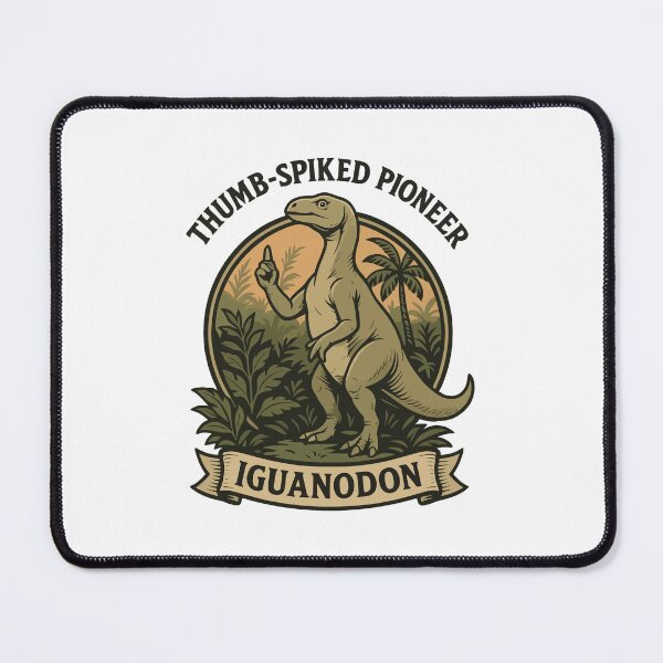 Item preview, Iguanodon – Thumb-Spiked Pioneer Dinosaur Art designed and sold by WildlifeInc.