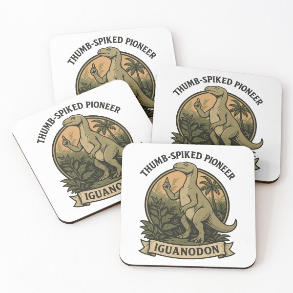 Item preview, Iguanodon – Thumb-Spiked Pioneer Dinosaur Art designed and sold by WildlifeInc.