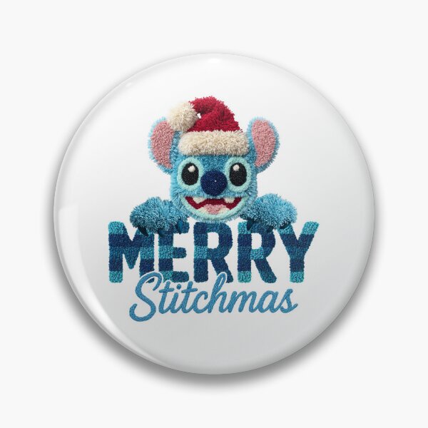 Item preview, Stitch Merry Christmas | Fluffy Santa Hat Plaid Knitted Lettering Design designed and sold by Krasnovaovaova.