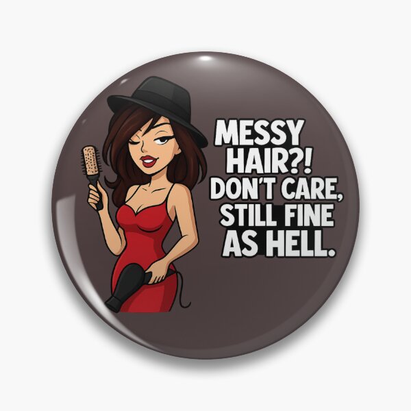 Item preview, Lady in Red - Messy Hair designed and sold by Angie's Empire Designs.