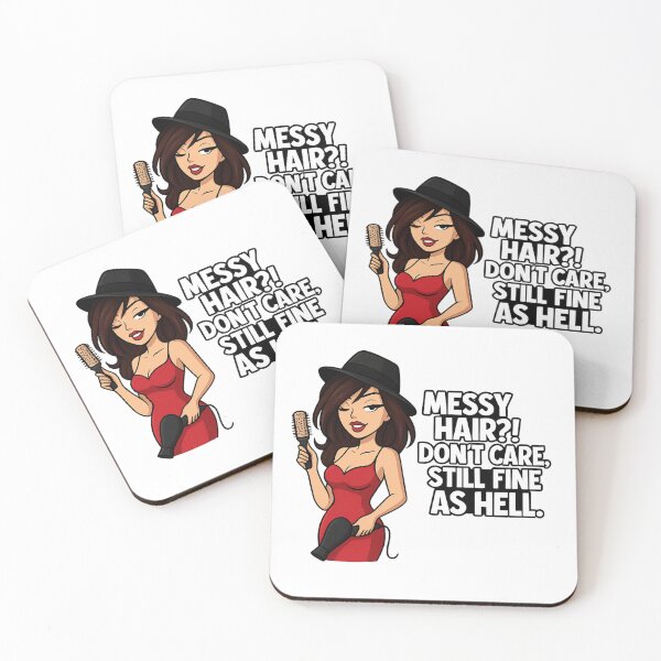 Item preview, Lady in Red - Messy Hair designed and sold by Angie's Empire Designs.