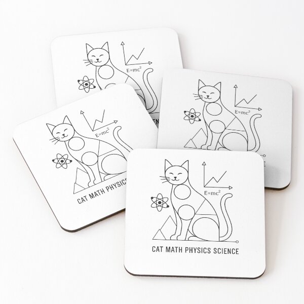 Item preview, Physics Equations PNG: Cat Math Science Humor Design designed and sold by fabricutie.
