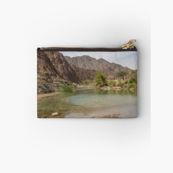 Item preview, Oasis in the Hajar: Tranquil Pool in the Rocky Wadi designed and sold by Greysline.
