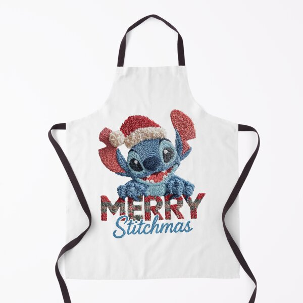 Item preview, Stitch Merry Christmas | Fluffy Santa Hat Plaid Knitted Lettering Design designed and sold by Krasnovaovaova.
