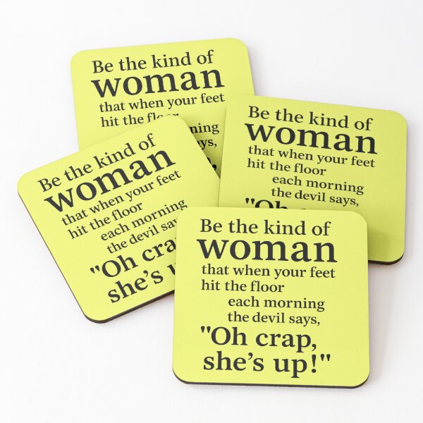 Item preview, Be the Kind of Woman – Bold Inspirational Quote designed and sold by Angie's Empire Designs.
