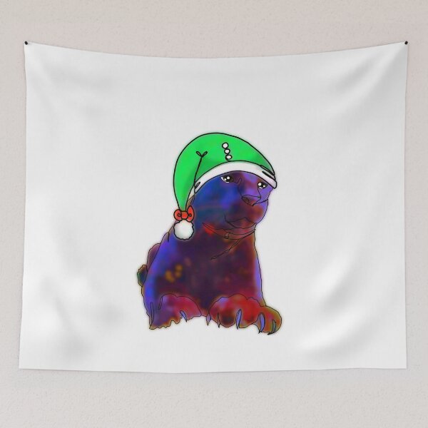 Item preview, Pam the Panther Wearing a Elf Hat – animalzinhats designed and sold by Ashley’sAnimalz.