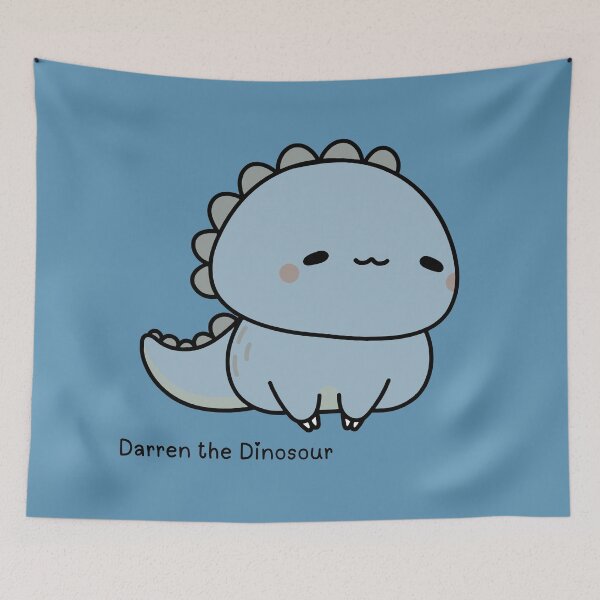 Item preview, Moody Muffins Darren the Anxious Dinosaur designed and sold by MoodyMuffins.