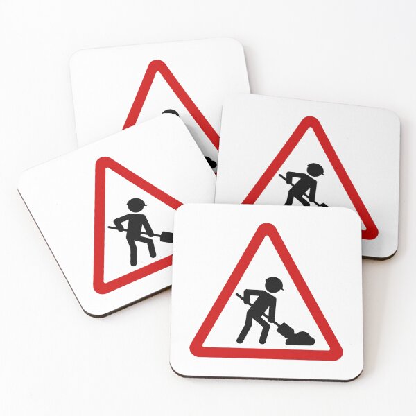 Item preview, Road Work Men At Work Triangle Sign designed and sold by THP Creative.