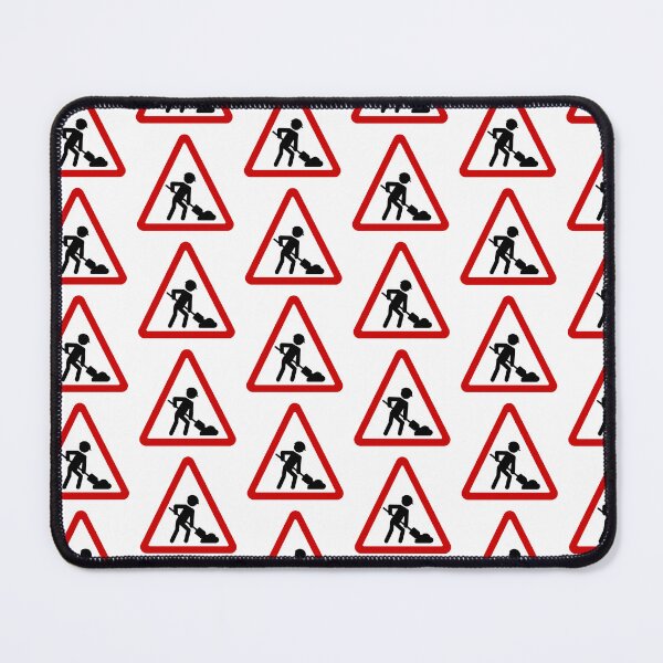 Item preview, Road Work Men At Work Triangle Sign designed and sold by THP Creative.