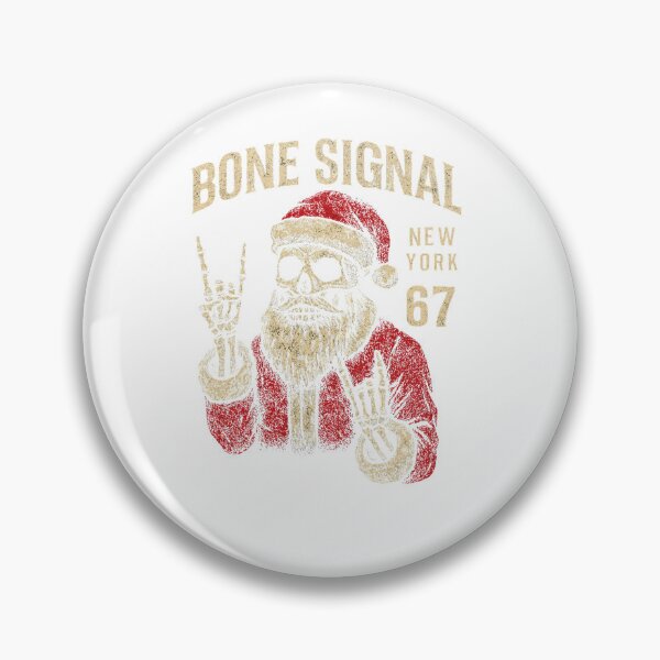 Item preview, Bone Signal Goth Santa New York 67 Classic T-Shirt designed and sold by inkfluenceart.