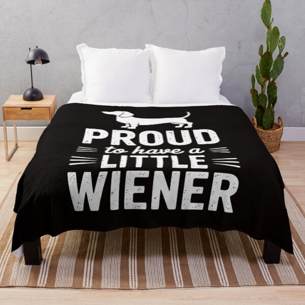 Item preview, Dog Weenie Proud To Have A Little Wiener Dachshund designed and sold by MelSurf.