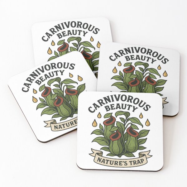 Item preview, Carnivorous Beauty Nature’s Trap Pitcher Plant Design designed and sold by WildlifeInc.