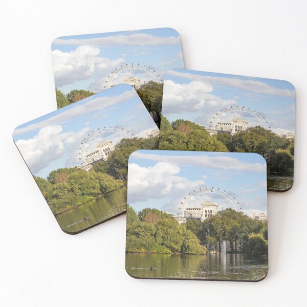 Item preview, Green Frame: London Eye Reflected in St. James's Park designed and sold by Greysline.