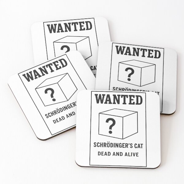 Item preview, The Schrödinger's Cat "Wanted" Poster designed and sold by Bal Drops.