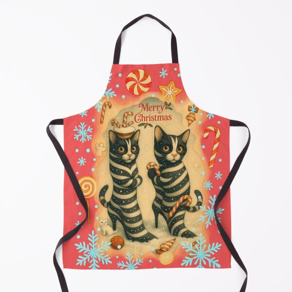 Item preview, Merry Christmas - Whimsical Winter Felines designed and sold by Jani-art-world.