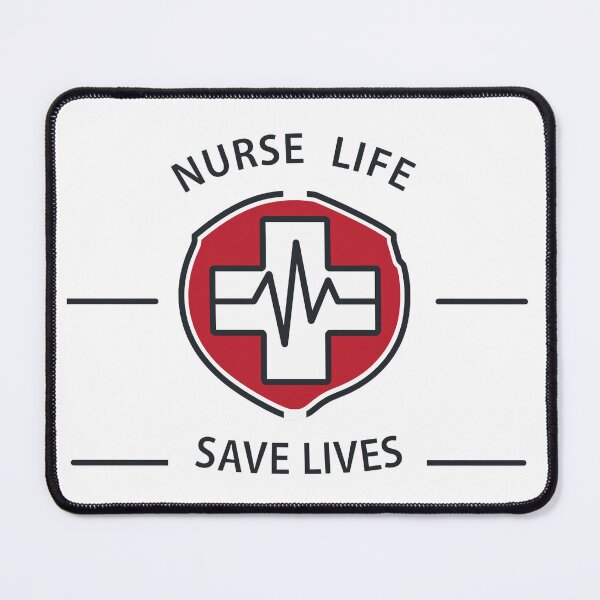 Item preview, Nurse Life | Medical Heartbeat Cross Design for Healthcare Heroes designed and sold by DarArtUs.
