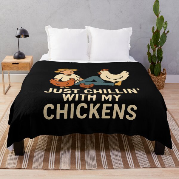 Item preview, Just Chillin' With My Chickens Farmer designed and sold by k3rstman1.