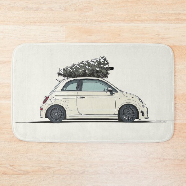 Item preview, Fiat 500 Abarth with Christmas Tree designed and sold by blackdogshop.