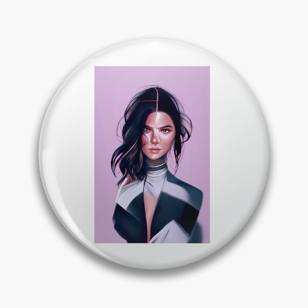 Item preview, Kendall Jenner drawing AI generated art  designed and sold by GabriellaDuncan.